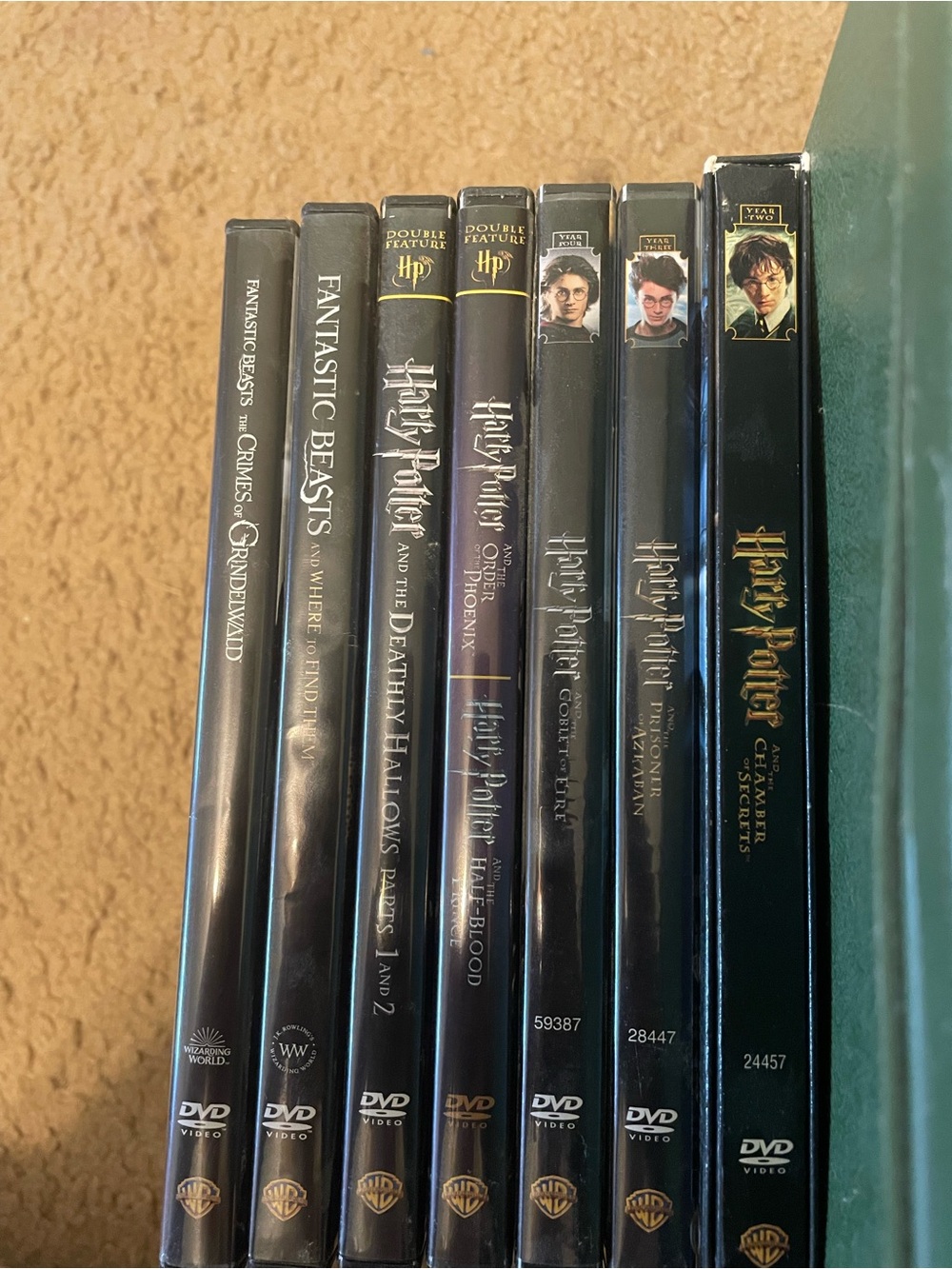 Warner Bros. Harry Potter & Fantastic Beasts DVD Set - Black with Gold Accents